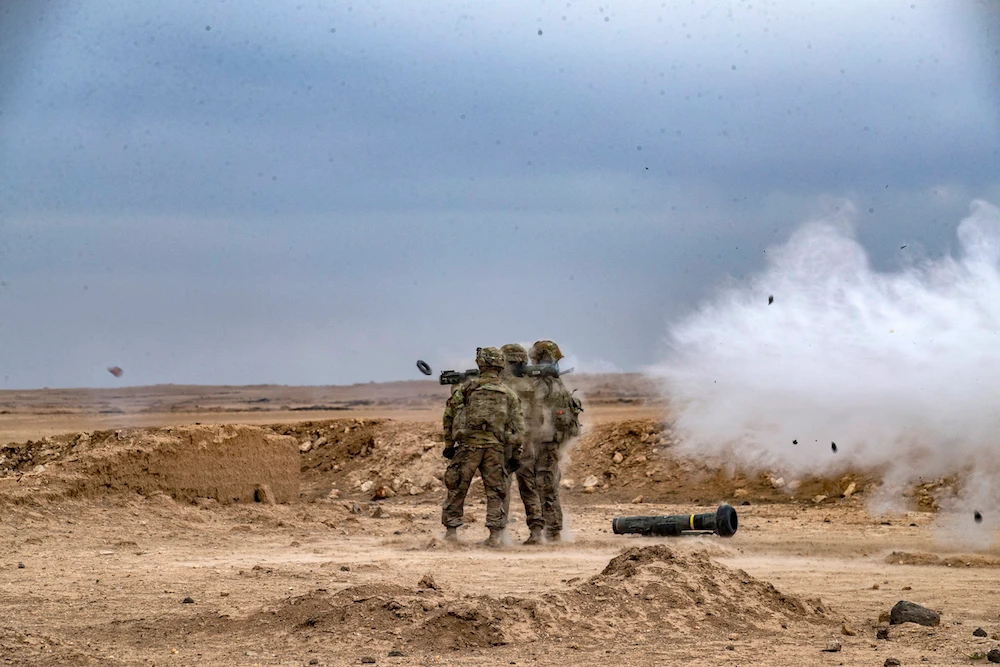 US-led coalition hits rocket launch sites in Syria