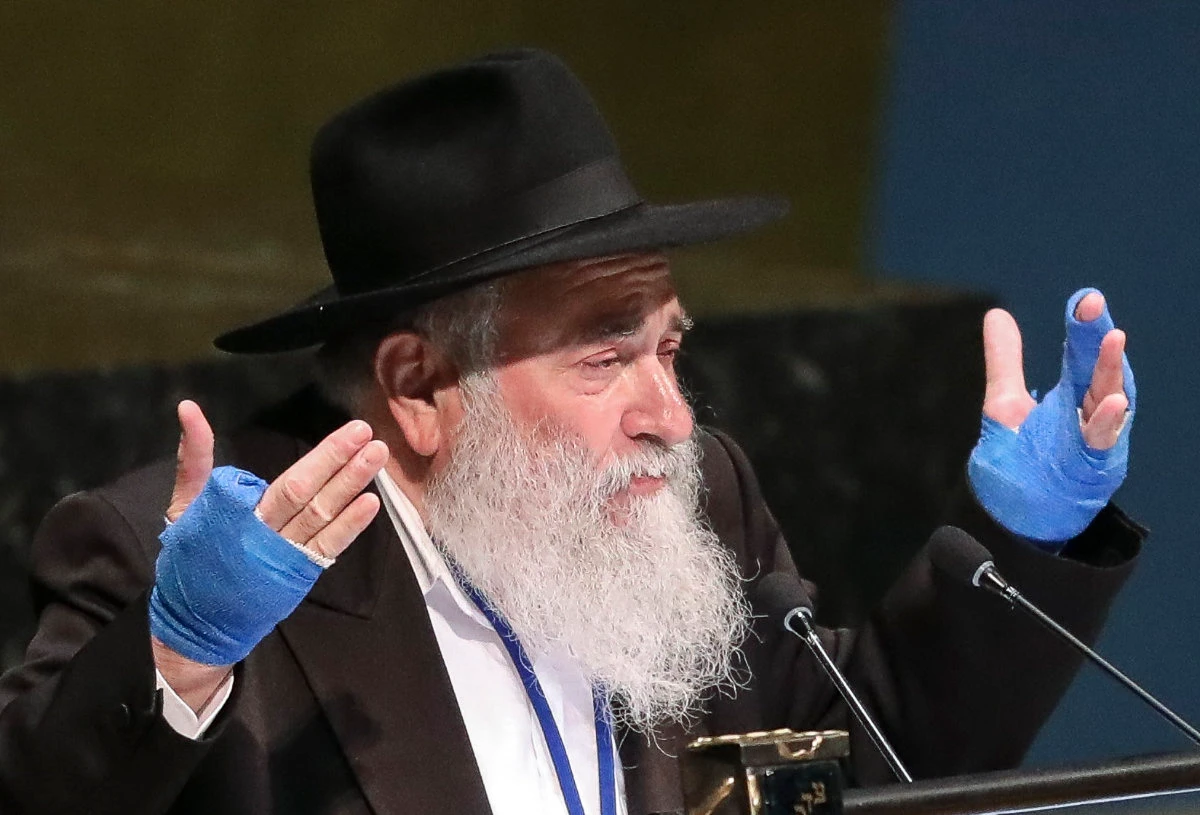 Rabbi Yisroel Goldstein, senior rabbi of the Chabad of Poway synagogue in San Diego, California, is shown in this June 26, 2019 photo. (AP file)