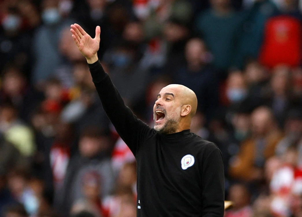 Manchester City manager Pep Guardiola has tested positive for Covid-19. (Reuters)