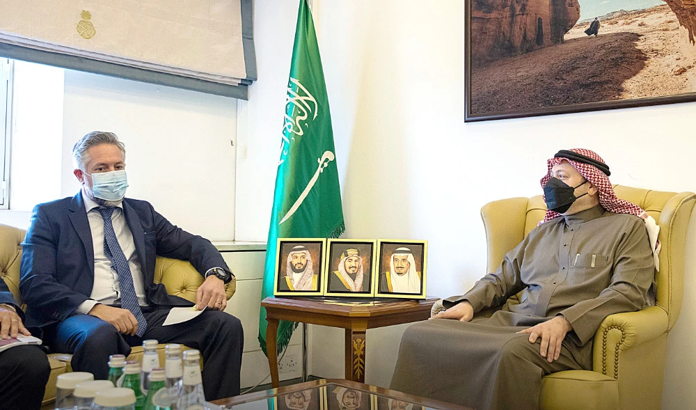 Saudi deputy minister meets EU’s ambassador to KSA