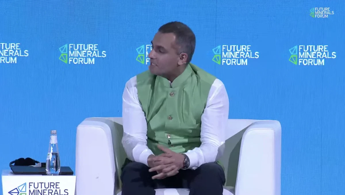 Rohitesh Dhawan, CEO of the International Council on Mining and Metals (Screenshot)