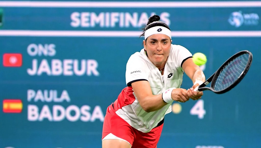 Ons Jabeur kicked off 2022 brimming with confidence and hungry for further success. (AFP)