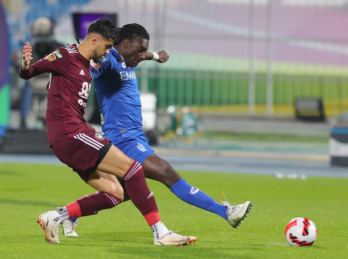 Al-Hilal's Bafetimbi Gomis has been one of the SPL's most successful foreign imports. (Basheer Saleh)
