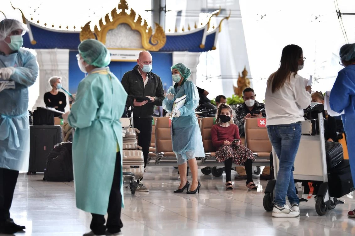 The new fee will be priced in with airline tickets and is part of the government’s sustainable tourism plans. (File/AFP)