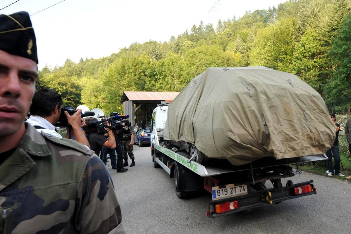 Each victim was shot several times in their British-registered BMW estate car and more than two dozen used bullet casings were found near the vehicle. (AFP)