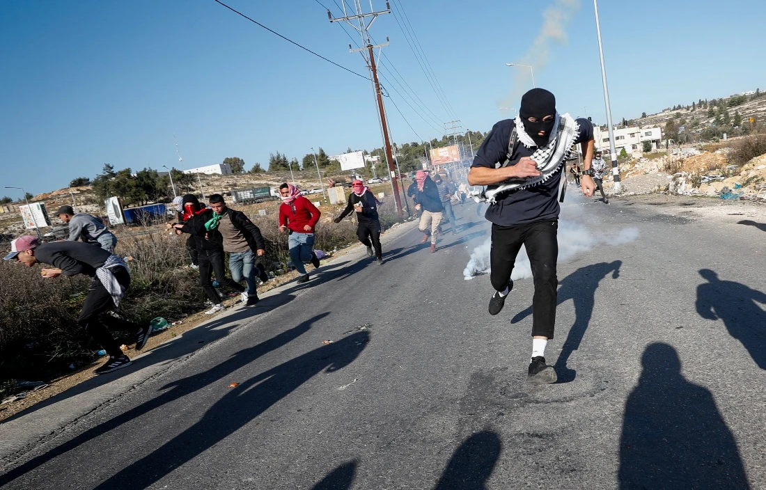 Around 30 to 40 Israeli troops took part in the pre-dawn operation in the village of Jiljiliya, north of Ramallah. (AFP)