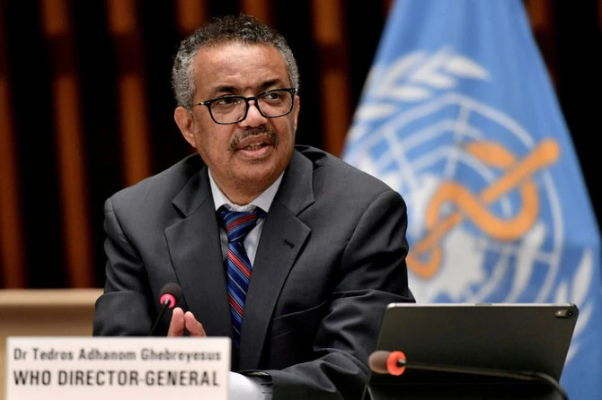 WHO Director-General Tedros Adhanom Ghebreyesus. (Reuters)