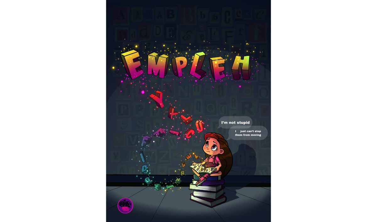 Al-Sonare has created illustrations dealing with attention deficit hyperactivity disorder (ADHD), autism, dyslexia, depression and bipolar disorder. (Supplied)
