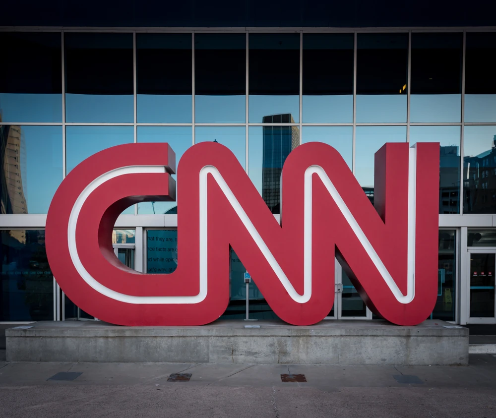 Despite having a record 2021, viewership across the CNN network dropped during the second half of the year. (Shutterstock)