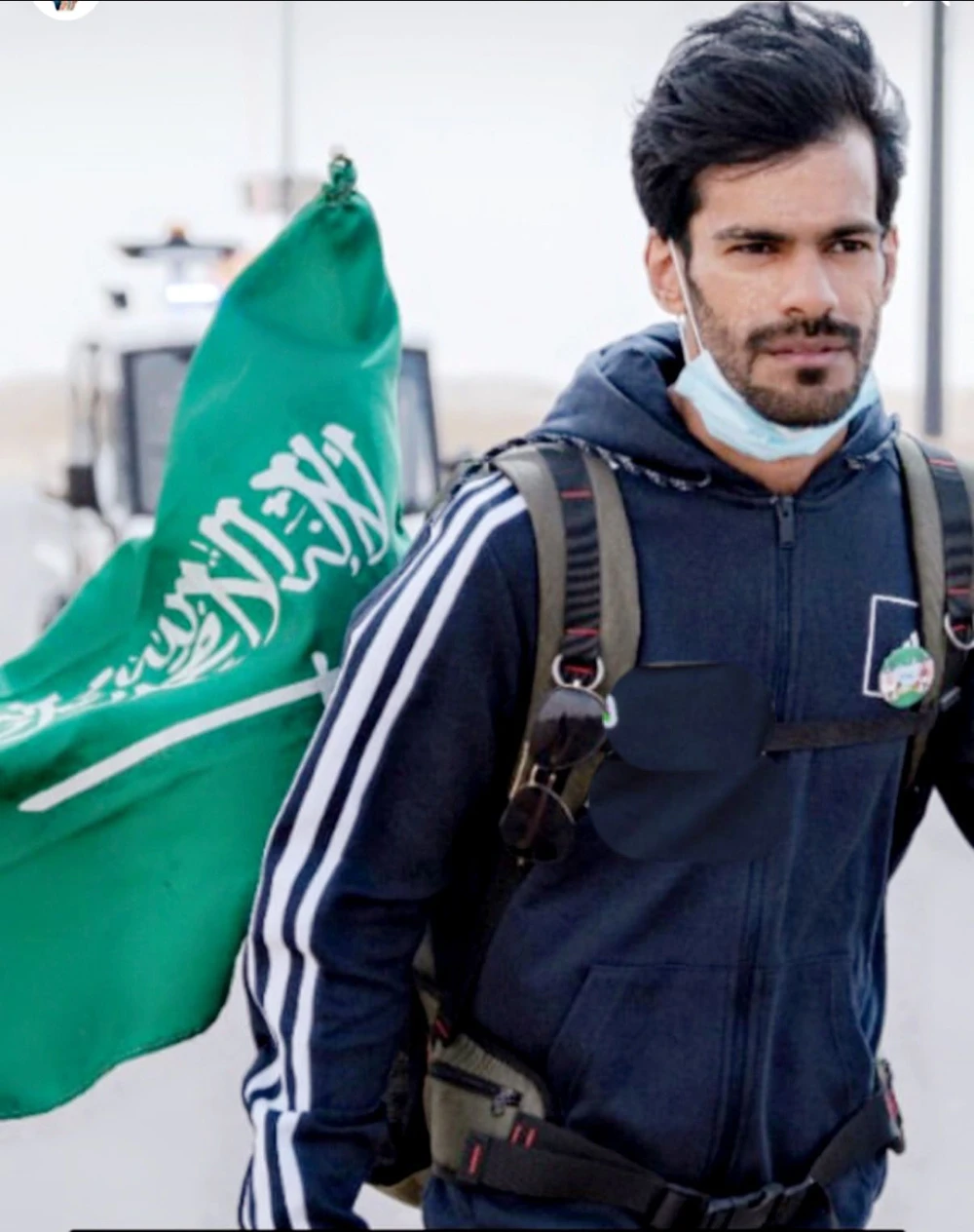 Saudi walking wonder completes latest trek to promote AlUla, personal fitness