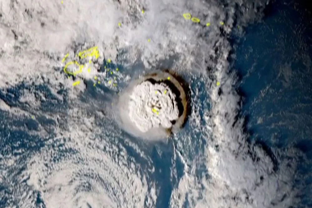 Tsunami hits Tonga, US West Coast on alert after volcano erupts