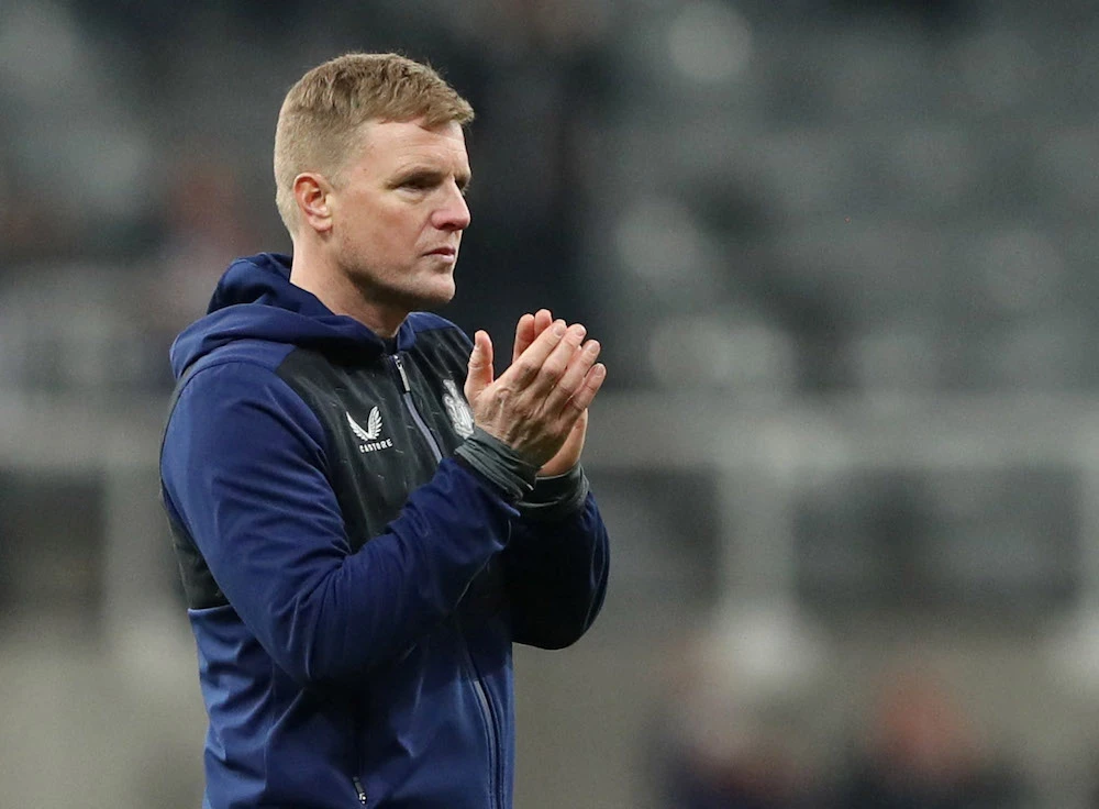Ten games into his spell as manager, Howe’s side has claimed just one win. That solitary victory came in the clash against Burnley on Dec. 4. (Reuters)