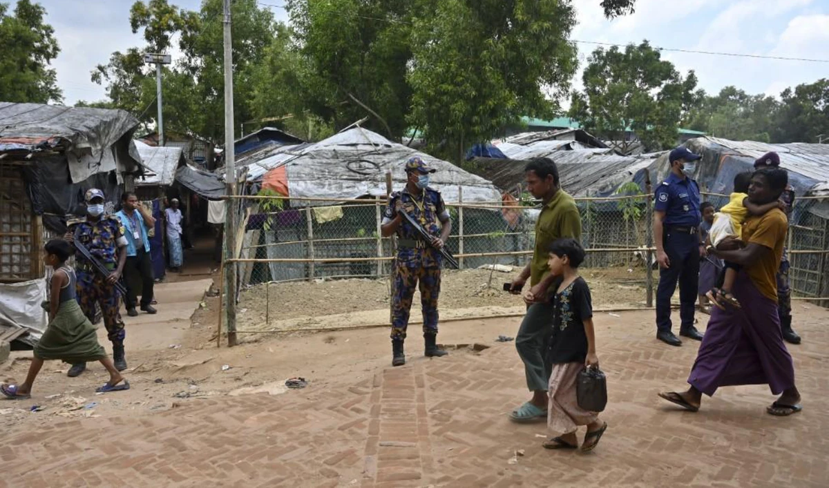 Bangladeshi rights organization SHUJAN has also observed an increase in criminal activity at Rohingya refugee camps in the city of Cox’s Bazar. (AFP/File)