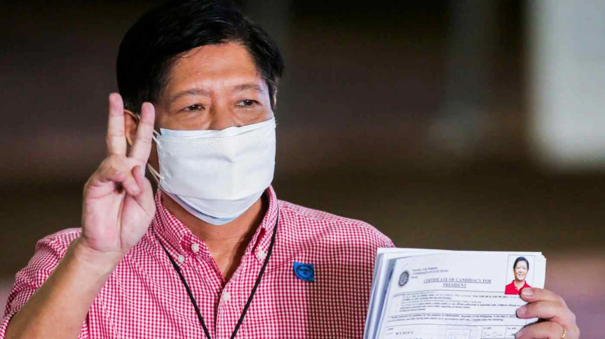 Ferdinand Marcos Jr. has taken a wide lead in the latest opinion poll ahead of the Philippines' presidential election in May. (Reuters)