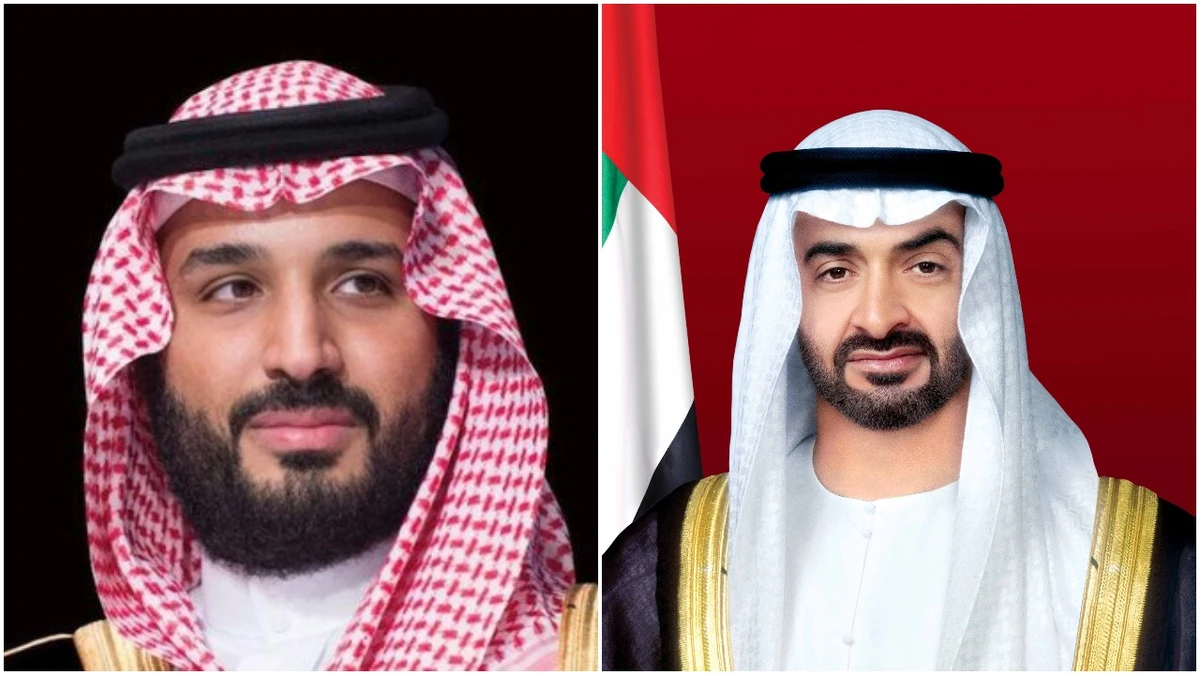 Saudi Arabia’s Crown Prince Mohammed bin Salman made a phone call to his Abu Dhabi counterpart Sheikh Mohammed bin Zayed. (File/SPA/WAM)