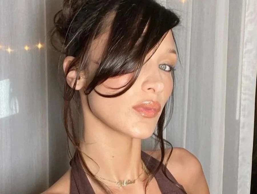 Chvker Jewelry created a set of custom-made necklaces for Hadid. Instagram
