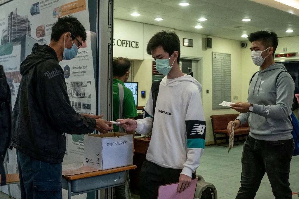 Hong Kong will suspend face-to-face teaching in secondary schools from January 24. (AFP)