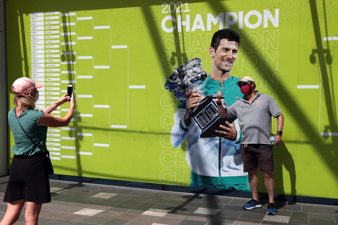 Novak Djokovic was deported from Australia on Sunday night, where he hoped to win a record 21st major title at the Australian Open. (Reuters)