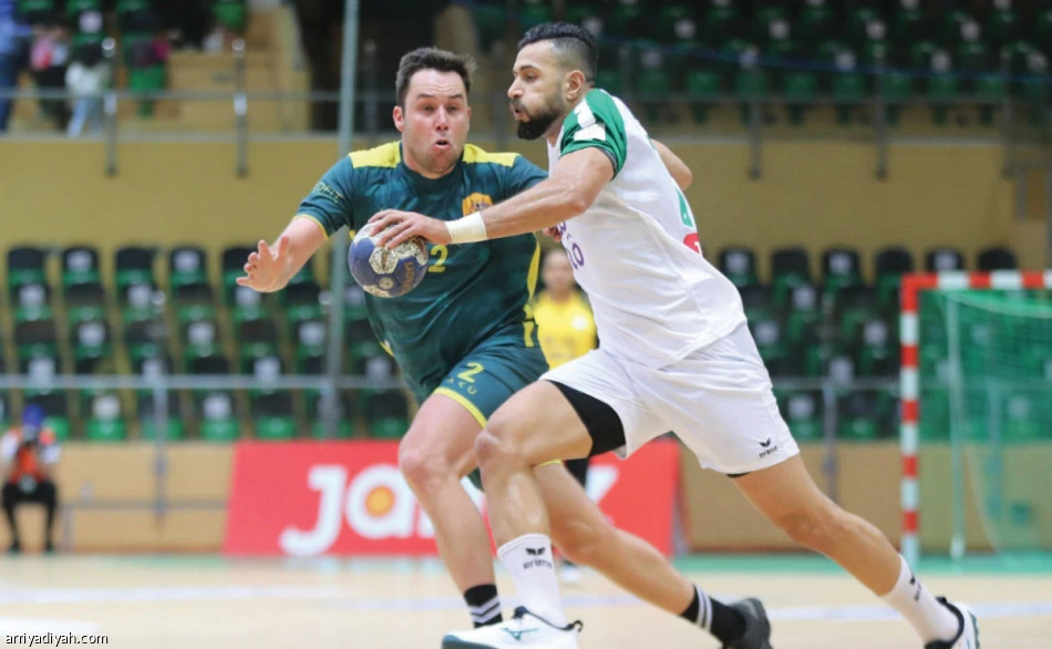Saudi Arabia comfortably defeated Australia 30-13 in their second match of the Asian Handball Championship in Dammam. (Saudi Handball Federation)