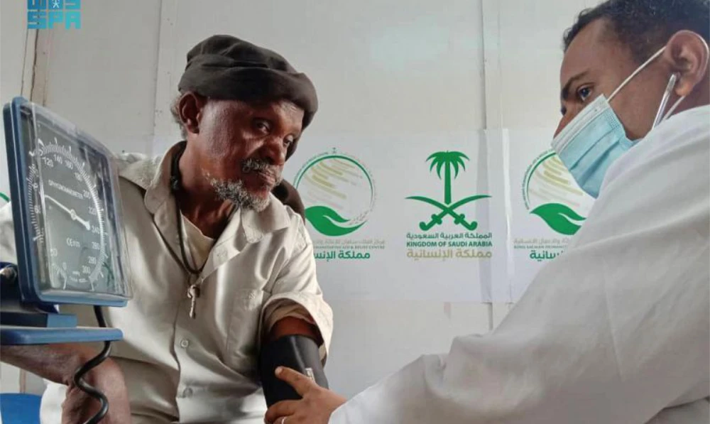 In one week, KSrelief clinics in Yemen received 6,978 patients with various health conditions. (SPA)