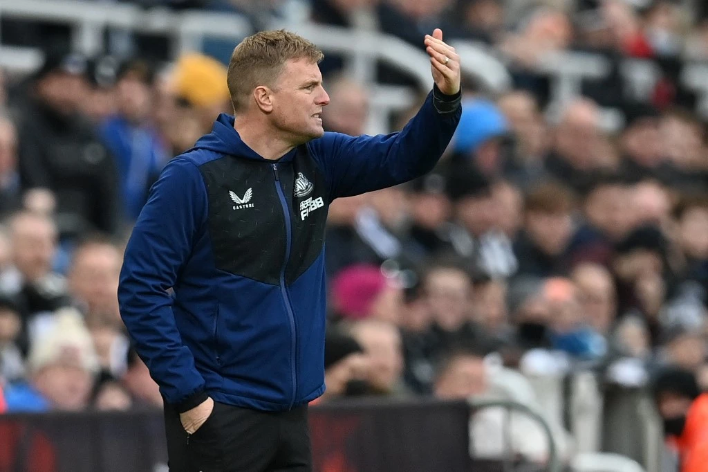 Eddie Howe’s Magpies head to Leeds United’s Elland Road looking to secure only their second win of the Premier League season. (AFP)