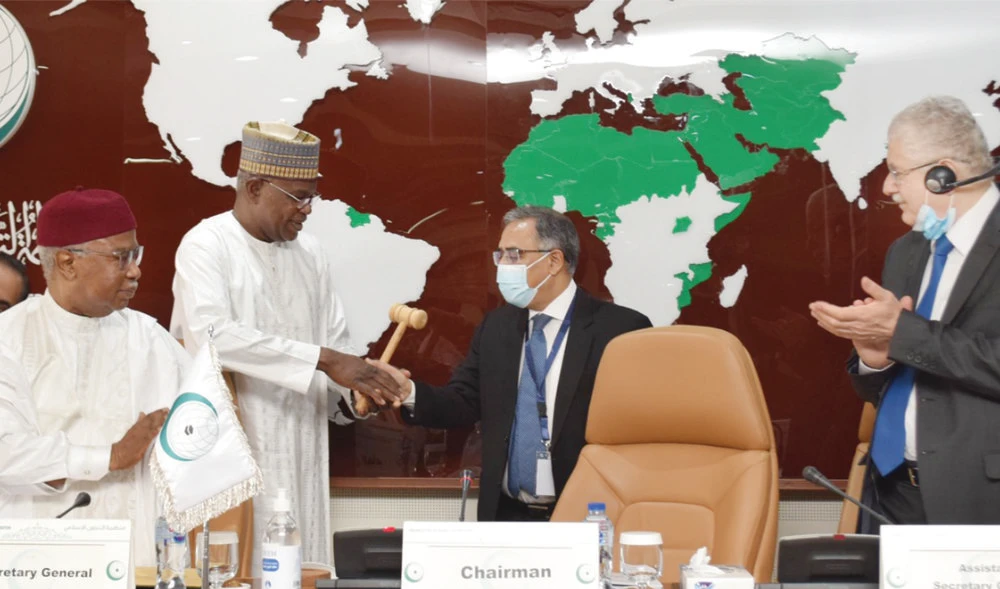 Held at the OIC’s headquarters in Jeddah, the inaugural session saw the handover of the chair from Niger to Pakistan. (Supplied)