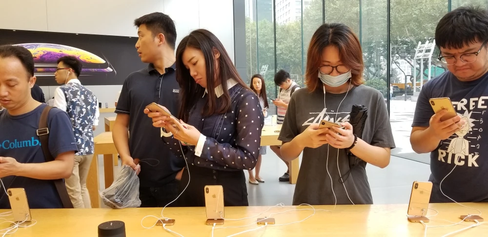 Apple's direct store in Nanjing. Image: Shutterstock