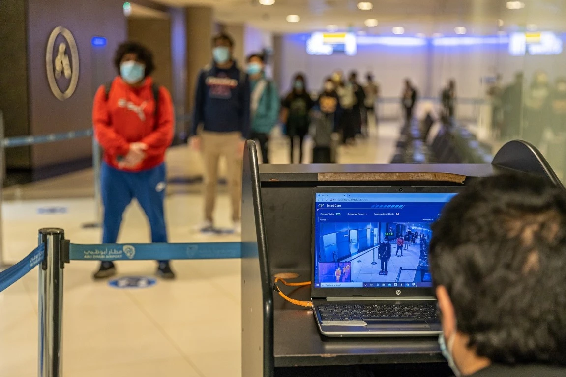 Passengers arrive at Abu Dhabi International Airport in the UAE capital. (File/WAM)
