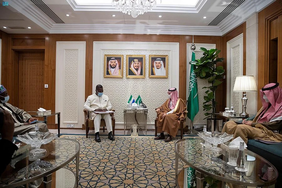 Sierra Leonean FM holds talks with senior Saudi officials during Riyadh visit