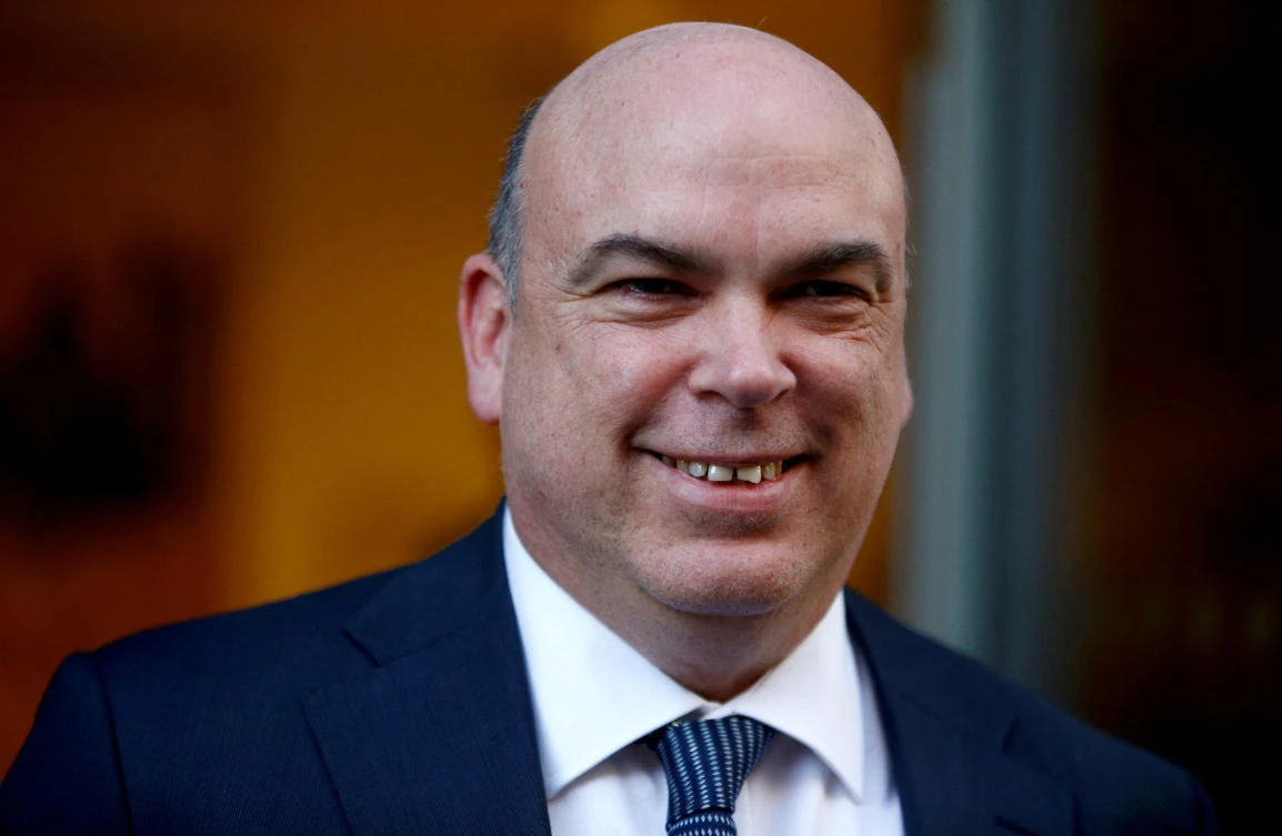 British entrepreneur Mike Lynch leaves the High Court in London in 2019. (File/Reuters)