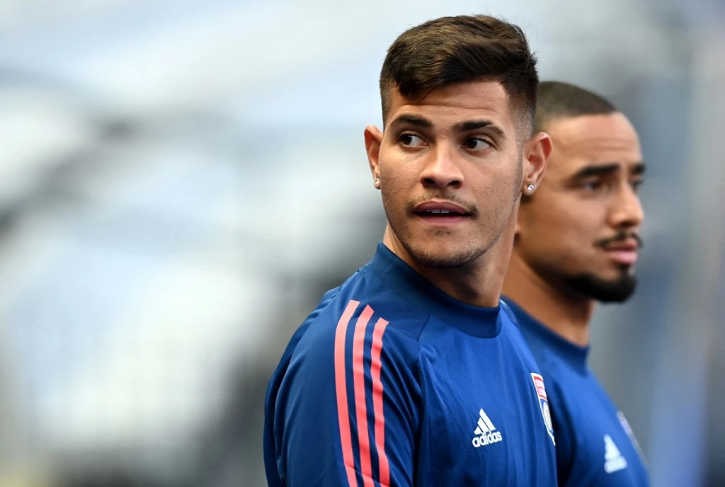 Lyon's Brazilian midfielder Bruno Guimaraes is close to signing for Newcastle United, according to reports. (AFP/File Photo)