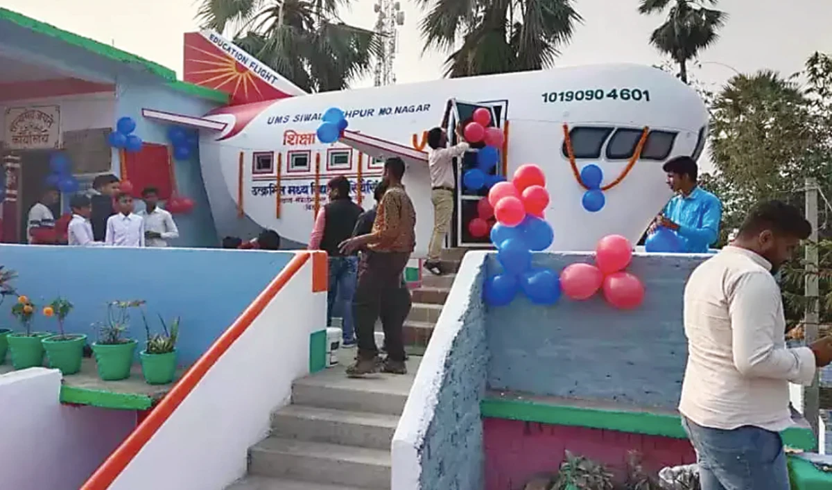 Rural Indian ‘aircraft’ library teaching children joy of reading