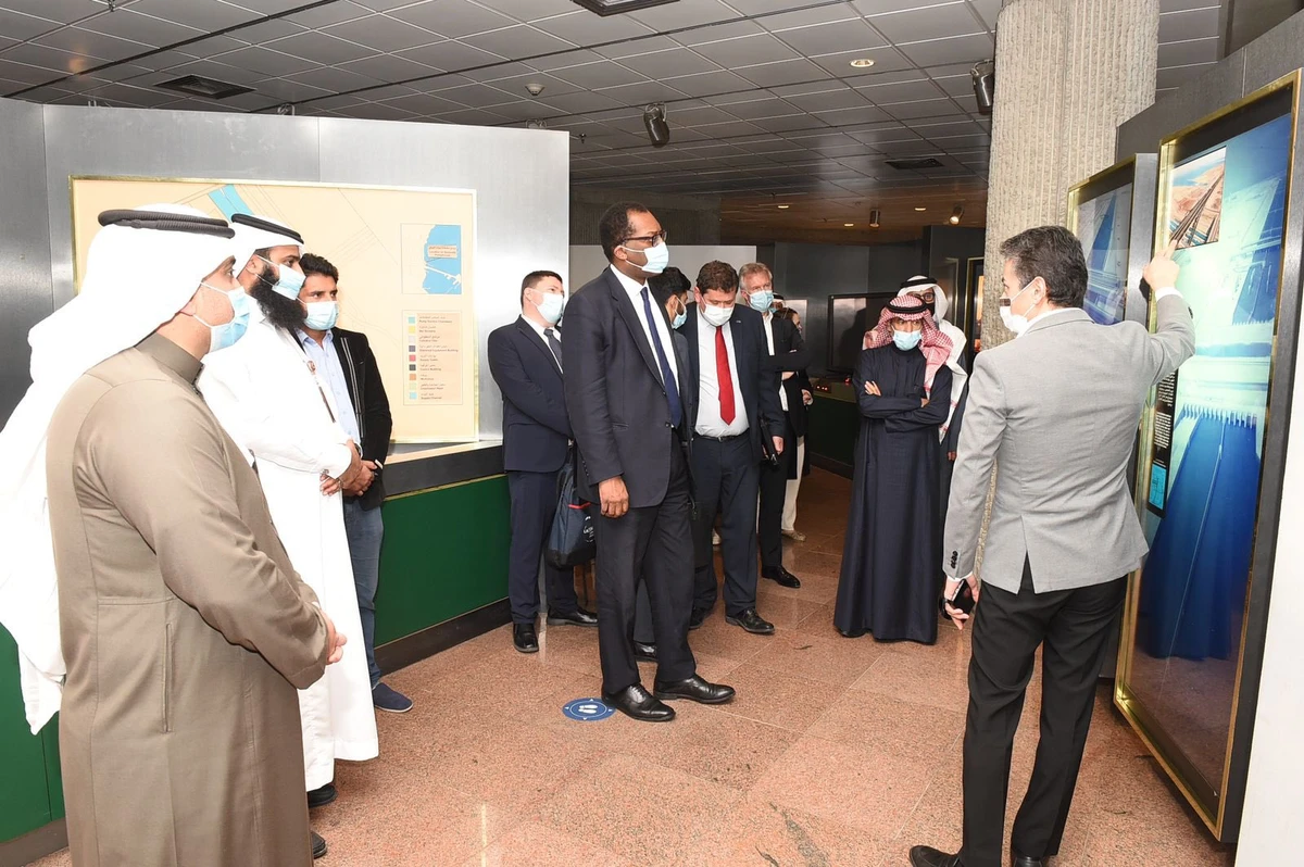 UK business minister tours Jubail Industrial City during visit to Saudi Arabia