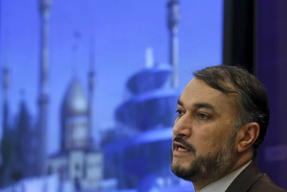 Iran’s Deputy Foreign Minister Hossein Amir-Abdollahian speaks during a news conference in Moscow, Russia, Sept. 22, 2015. (Reuters)