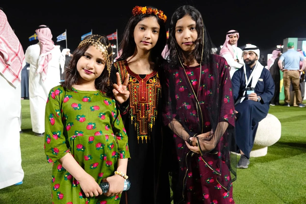 It was not just on track where the stakes were high at the Saudi Cup, once again the fashion stakes were raised off track as spectators pulled out all the stops and dressed to impress. (AN Photo/Huda Bashatah)