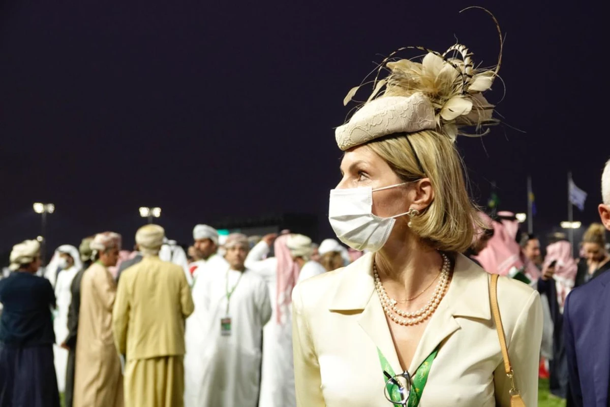 It was not just on track where the stakes were high at the Saudi Cup, once again the fashion stakes were raised off track as spectators pulled out all the stops and dressed to impress. (AN Photo/Huda Bashatah)