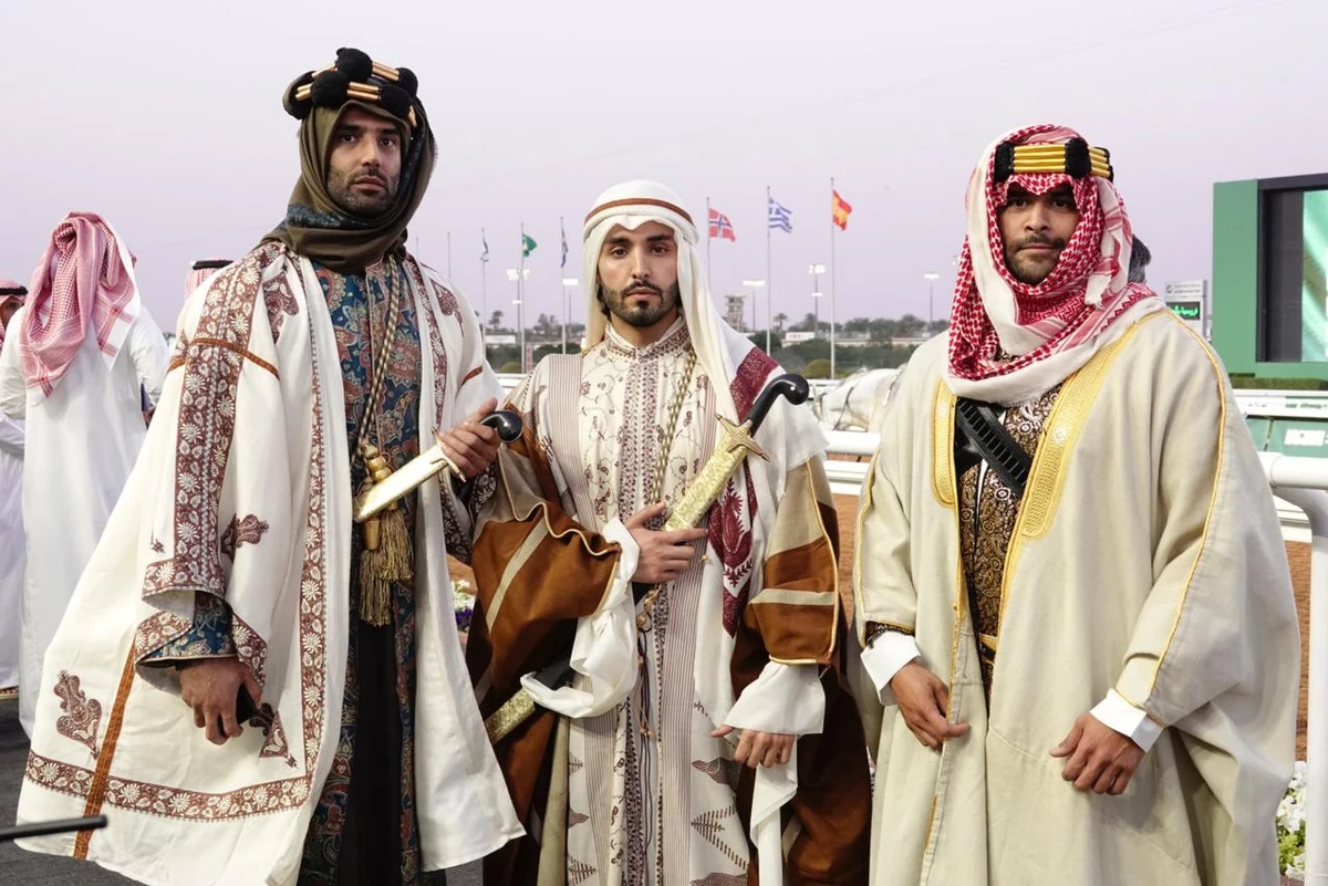It was not just on track where the stakes were high at the Saudi Cup, once again the fashion stakes were raised off track as spectators pulled out all the stops and dressed to impress. (AN Photo/Huda Bashatah)