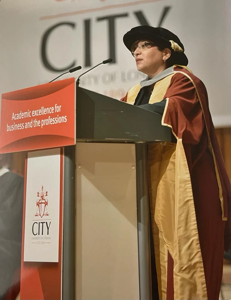 CNN’s Caroline Faraj awarded honorary doctorate from City, University of London