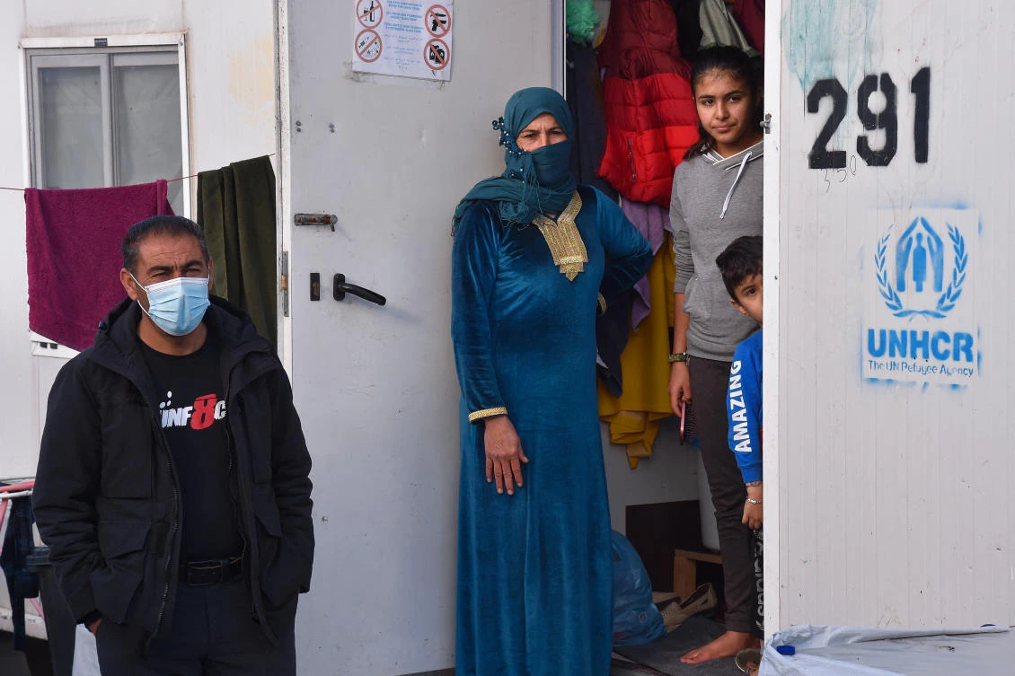 Interior Minister Suleyman Soylu said tweeted that the 12 were among 22 migrants who were pushed back into Turkey by Greek border guards. (File/AFP)