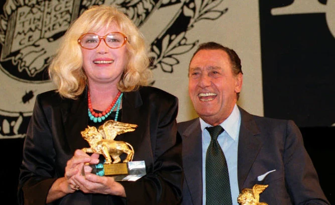 Monica Vitti, the versatile blond star of Michelangelo Antonioni’s “L’Avventura” and other Italian alienation films of the 1960s, and later a leading comic actress, died Wednesday aged 90. (AP/File Photo)