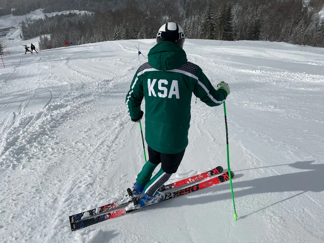 Saudi skier shrugs off pressure of historic Beijing Winter Olympics