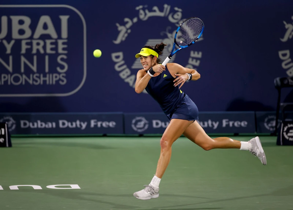 Garbine Muguruza will be back to defend her title at the Dubai Duty Free Tennis Championships later this month. (DDFTC)
