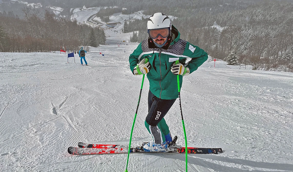 Alpine Skier Fayik Abdi is Saudi Arabia's first ever Winter Olympian. (Supplied)