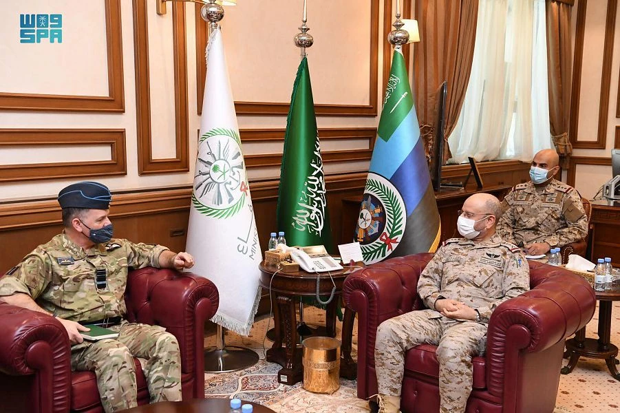 Saudi Arabia’s chief of staff meets British defense adviser to the Middle East