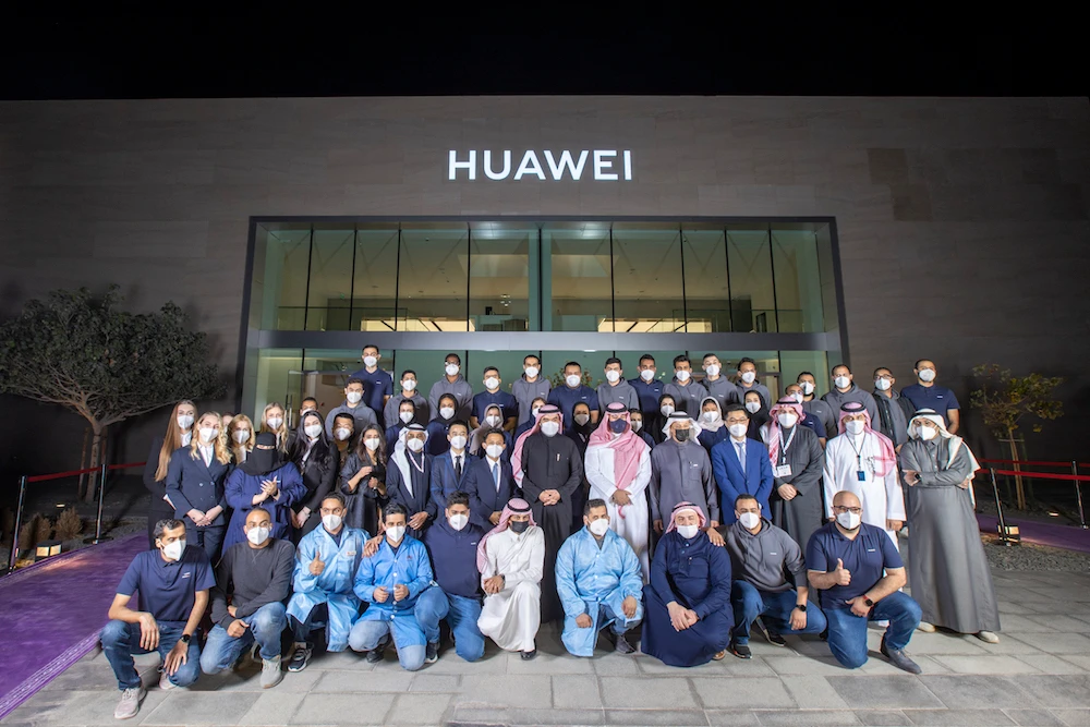 Huawei Consumer Business Group opened its doors to the company’s new store in the capital — its largest flagship store overseas. (Supplied)