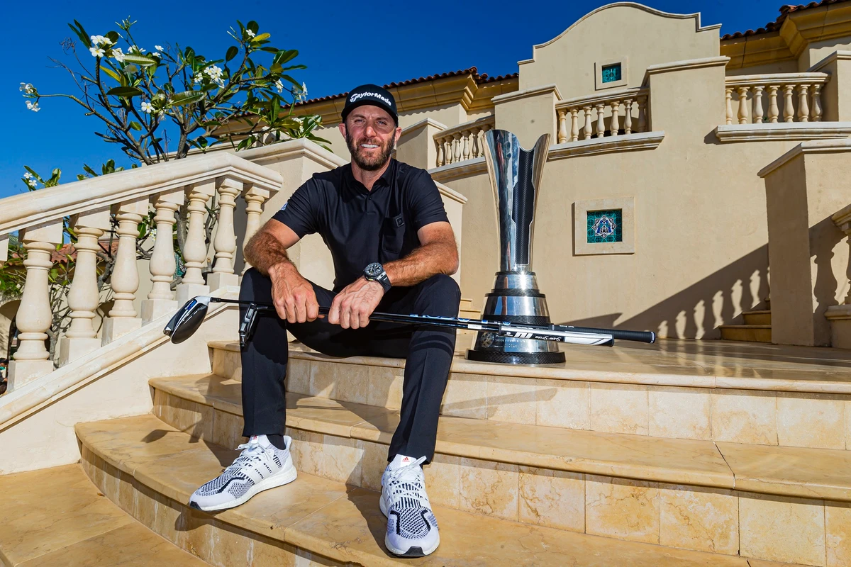 Dustin Johnson has donated the clubs he won his first Saudi International title with to the Royal Greens Golf & Country Club. (Golf Saudi)