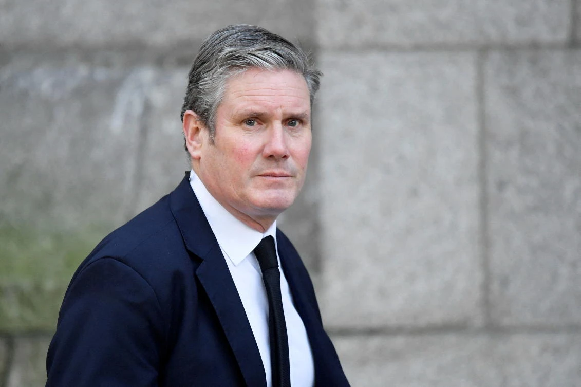 Britain’s Labour Party leader Keir Starmer. (Reuters)