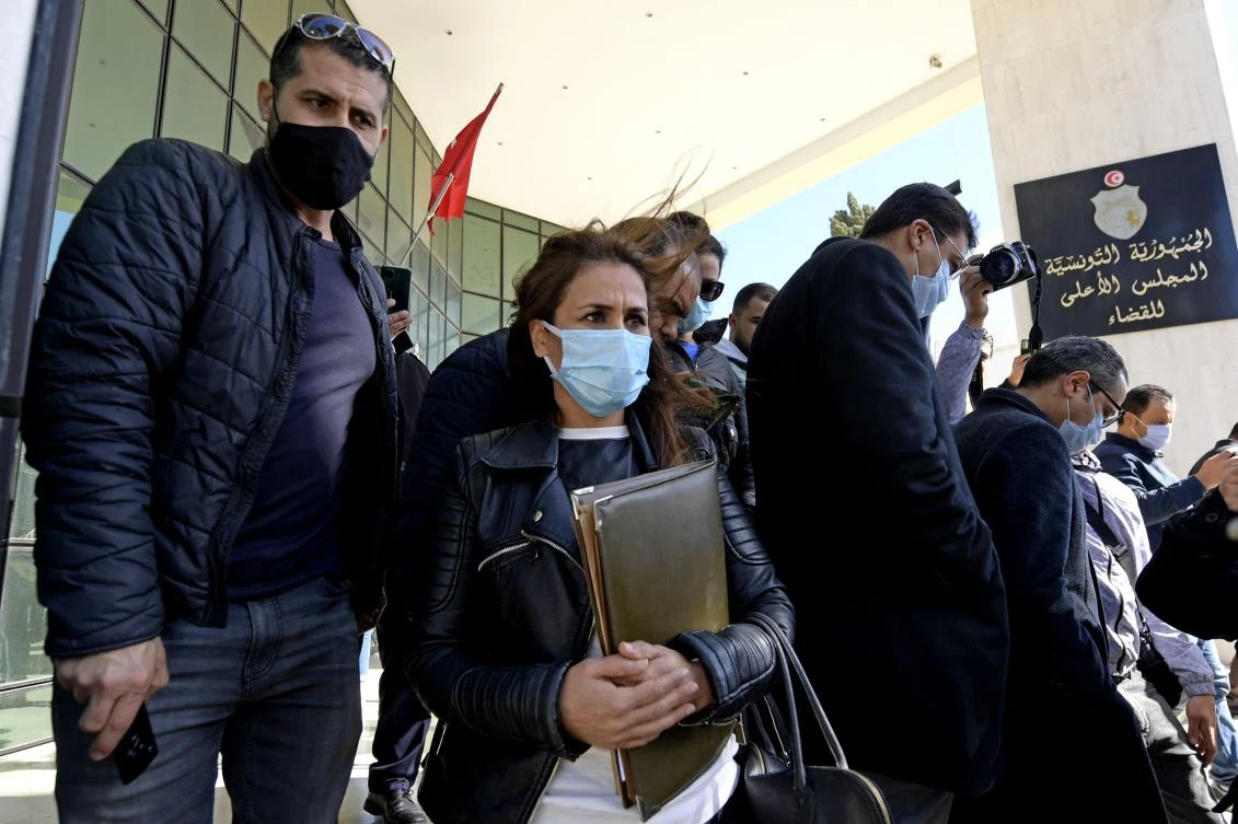 Tunisia judges protest after president dissolves watchdog