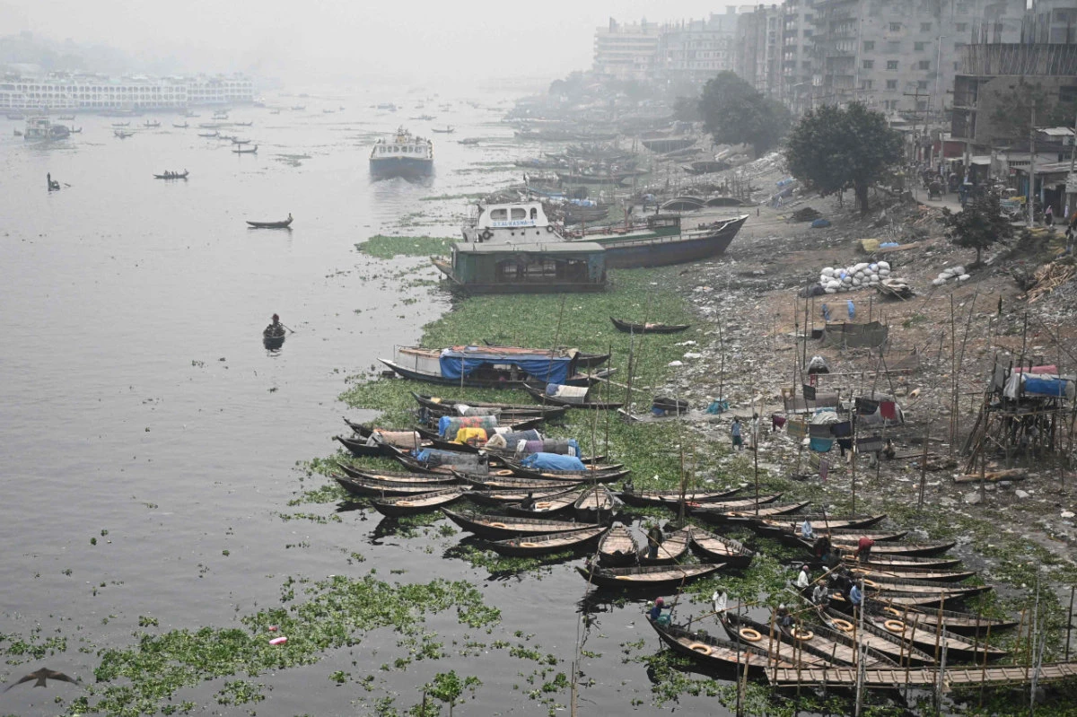 Crisscrossed with rivers and canals, Bangladesh has one of the world’s highest drowning rates for under-fives. (Photo by Munir uz Zaman / AFP)