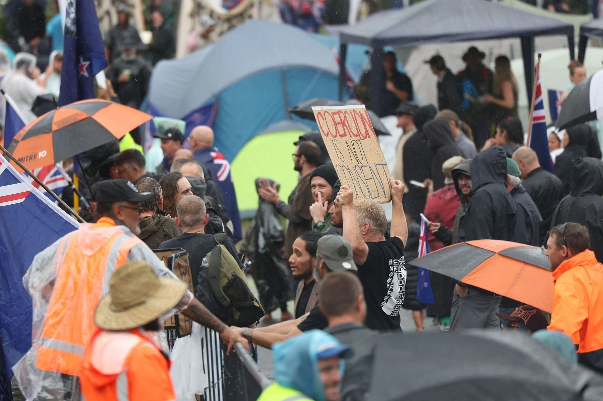 New Zealand, Australia vaccination mandates protests gain in numbers
